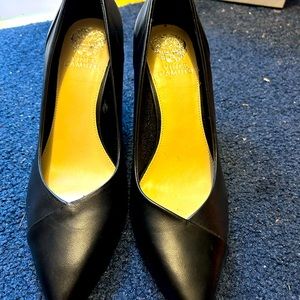 Black heels worn once